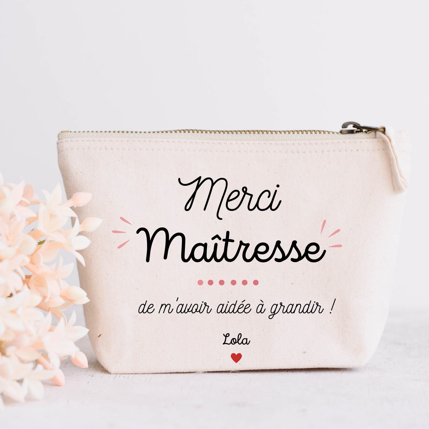 Pochette maîtresse personnalisée