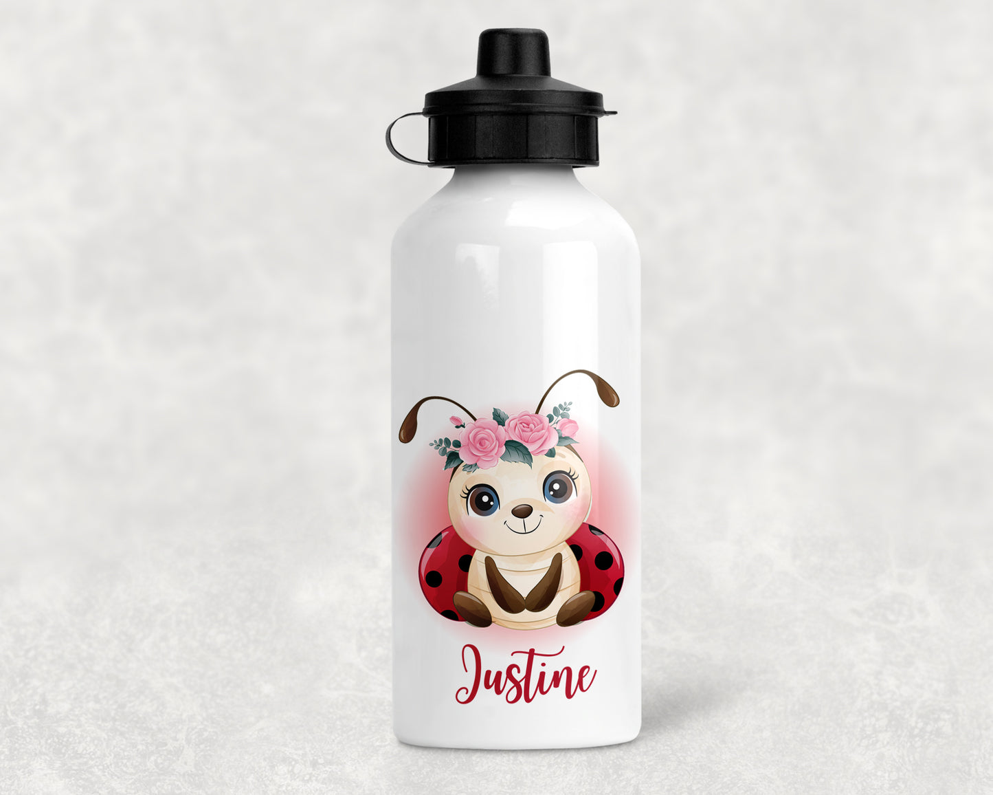 Gourde personnalisée modèle coccinelle