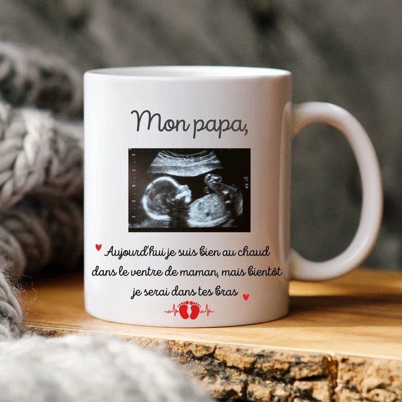 Mug personnalisé annonce de grossesse