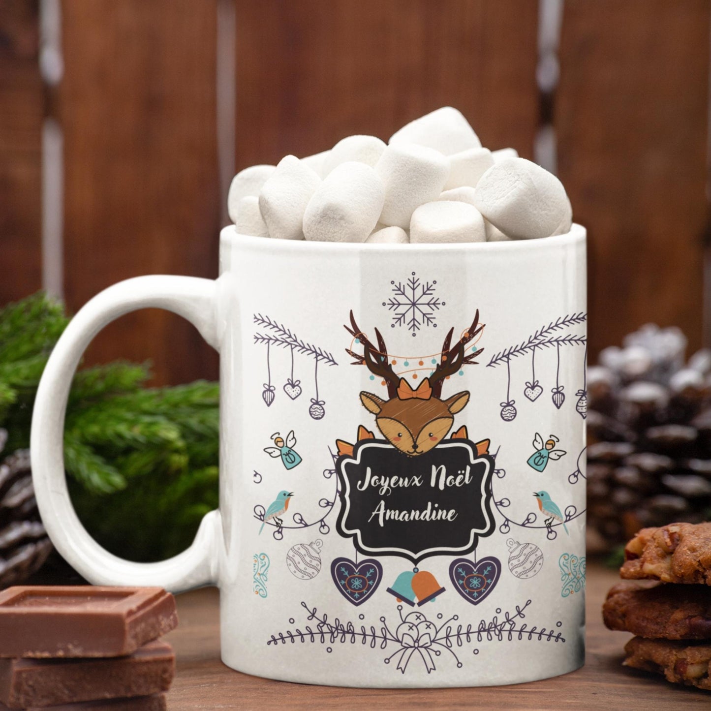 Mug de Noël Cerf