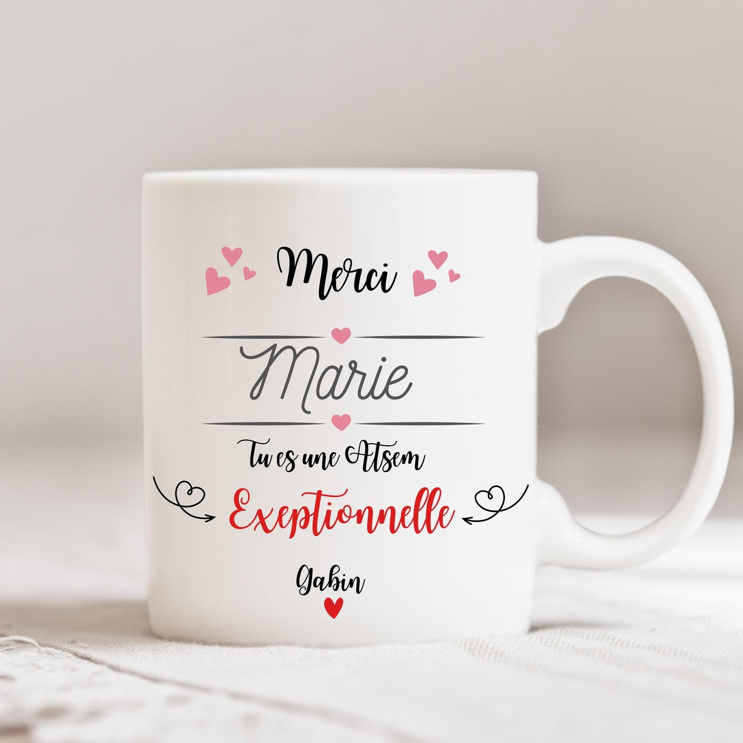 Mug atsem personnalisé
