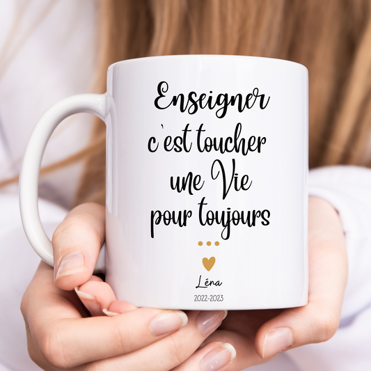 Mug maîtresse personnalisé