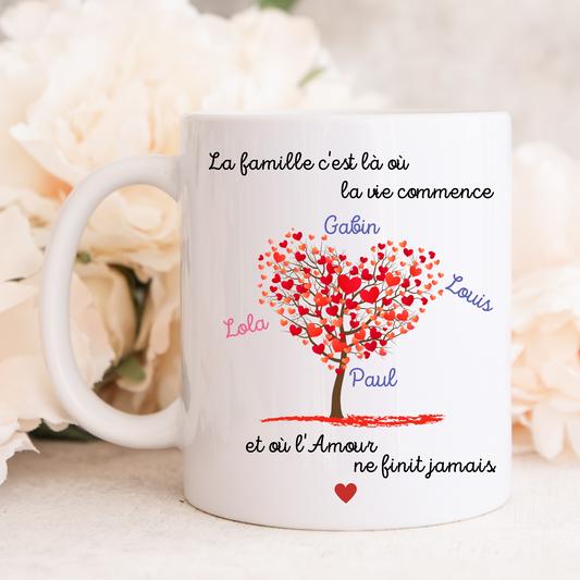 Mug arbre de vie personnalilsé