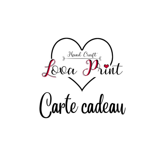 Carte-cadeau lovaprint