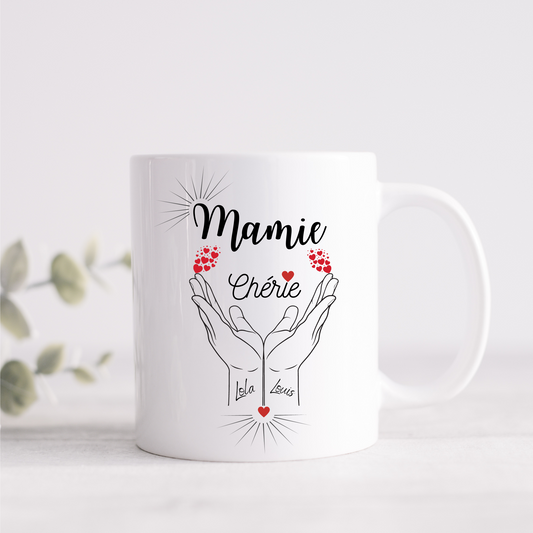 Mug mamie personnalisé