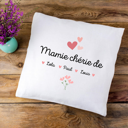 Coussin personnalisé mamie