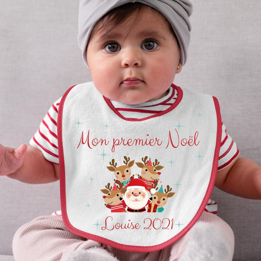 Bavoir noël personnalisé