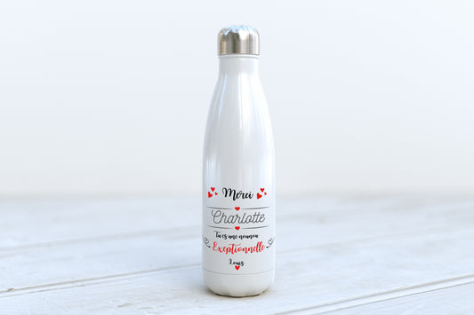 Bouteille isotherme personnalisée nounou