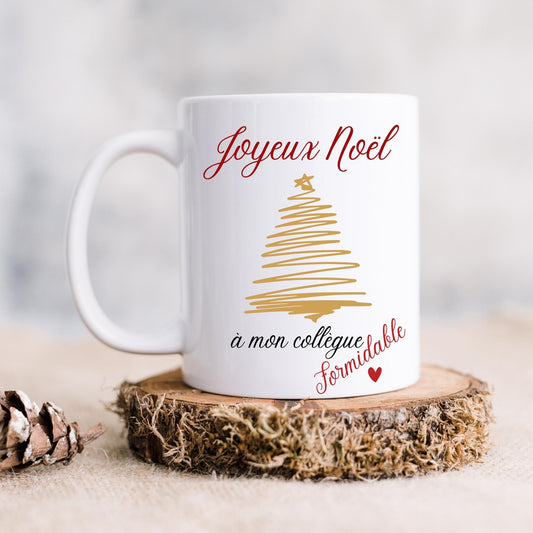 Mug noël collègue