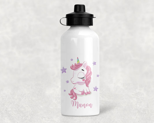 Gourde personnalisée modèle licorne