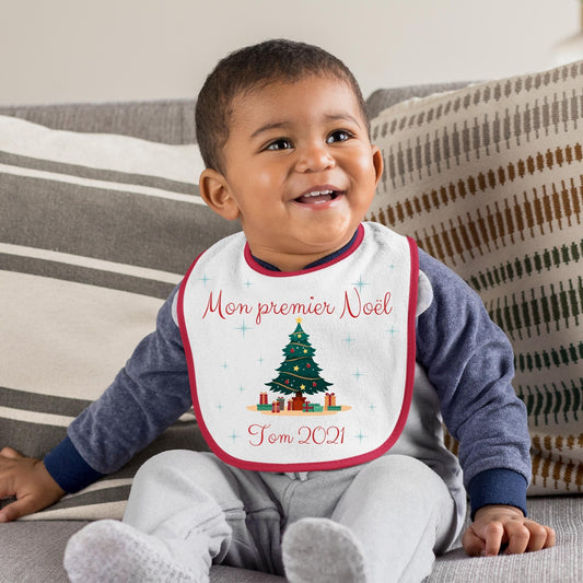 Bavoir noël personnalisé