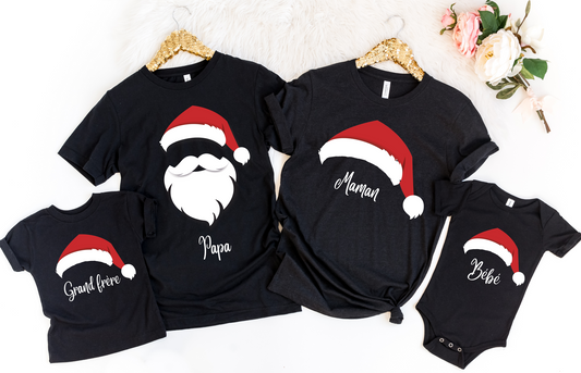 Tee-shirt de noël personnalisé